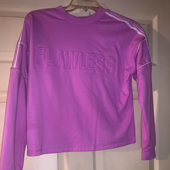 Flawless light purple crop sweatshirt - Picture 1 of 1